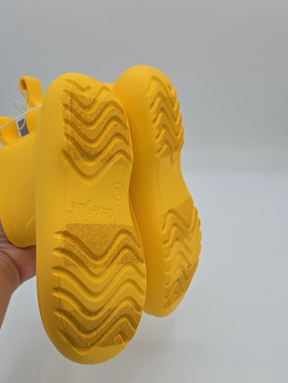 Cat & Jack Yellow Rubber Rain Boots Size 12